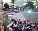 Shibuya Cross from Starbucks Window