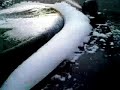 Foam in the fountain in Tartu, Estonia