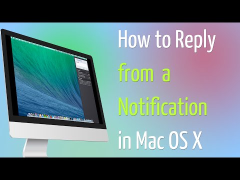 How to Reply from a Notification in Mac OS X 10 9