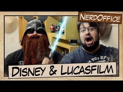 Lucasfilm - Lambda lambda lambda, nerds! Esqueça Jar Jar Binks por meia horinha e concentre-se nas opiniões de Alottoni e Azaghal sobre a compra da LUCASFILM pela DISNEY...