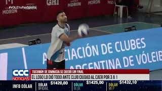 TUCUMÁN DE GIMNASIA SE QUEDÓ SIN FINAL