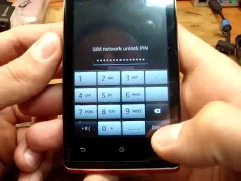 how to unlock sony xperia