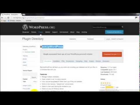 how to backup wordpress database