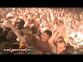 Westwood - Tyler crowd surfs with broken leg!