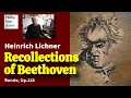 Heinrich Lichner : Recollections of Beethoven, Rondo Op. 228