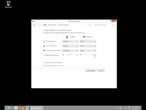 how to adjust sleep time on windows 8