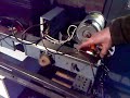 Bench testing 0-6-0 locomotive 'Harlech Castle'