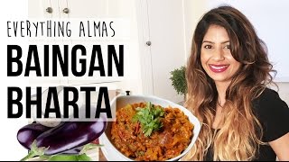 Baingan Bharta:  Indian style Eggplant