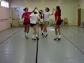 Irish Stepdancer Kim Dixon and the Heavy-Quinn Irish Dancers