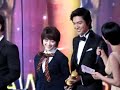 091231 Lee Min Ho & Ku Hye Sun @ KBS Drama Award (combined) [fancam]2