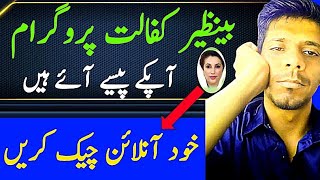 benazir Income Support Program |How To Check Online Status Benazir Income support Program