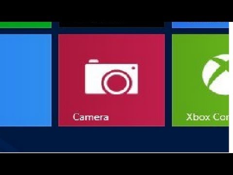 how to on camera in windows 8