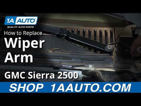 How To Install Replace Stripped Wiper Arm 1999-02 Chevy Silverado GMC Sierra