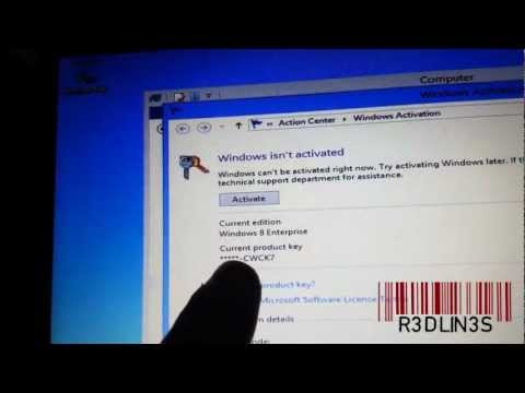 how to activation windows 8