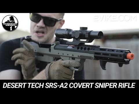 Silverback Airsoft Desert Tech SRS-A2 Covert Bullpup Bolt Action Sniper Rifle - Review
