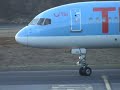 Landing at Madeira ,757 Thomsonfly Landing at Madeira ,757 Thomsonfly