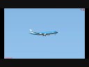 Boeing 747-800 KLM Landing In Amsterdam