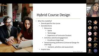 Designing and Developing Courses for a Hybrid Environment