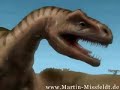 Allosaurus - dinosaur speed painting by Martin Missfeldt
