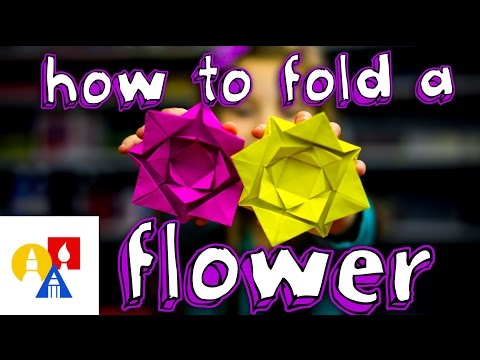 how to easy origami flower