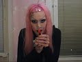 Goth girls and razor knives