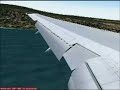 Boeing 767-200 landing at Ioannis Kapodistrias Airport
