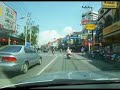 Pattaya Thailand in BMW rental car 2nd Road