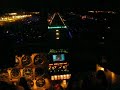 Night flight - Tucson International Airport