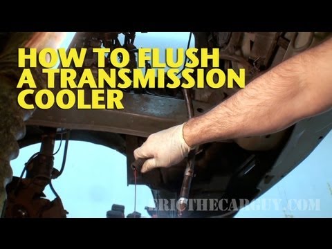 how to flush oil out of cooling system
