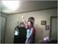 White Grl dancing to Cyclone