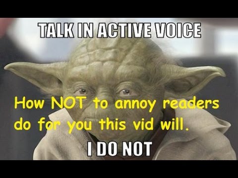 how to fix passive voice