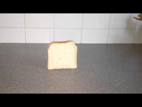 piece of toast falling over