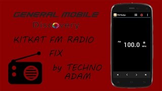 General Mobile Discovery FM Radyo Fix