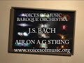 Bach Under The Stars: Air on a G String