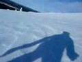 Snowboarding somewhere at Yllas Lapland