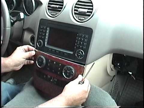 How to Remove Radio / Navigation from 2005  Mercedes Benz ML for Repair