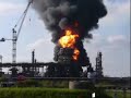 oil refinery fire