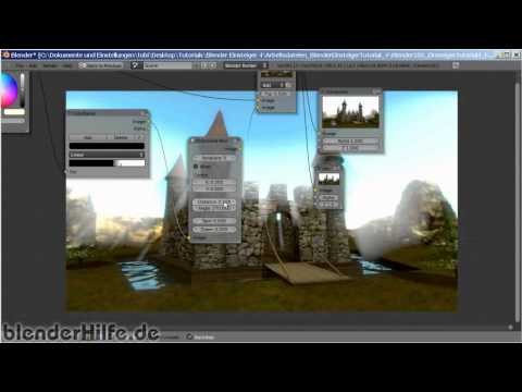 Blender 2.5+ Einsteiger Tutorial 4b -- Nachbearbeitungseffekte mit Blenders Composite Nodes