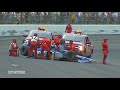 drama in the final laps of the 93rd indianapolis 500. rafael matos and vitor meira collide in turn 1, sending meira in and onto the wall. both driver's were taken to hospital