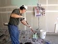 Dad paints the garage 072408