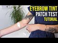 How To Do A Patch Test For Eyebrow Tint