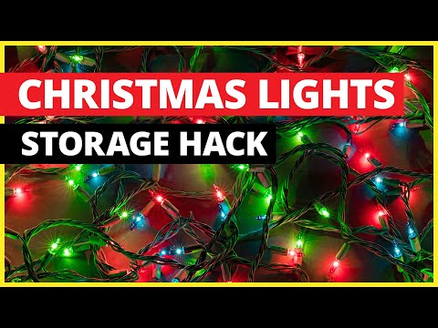 how to organize christmas lights