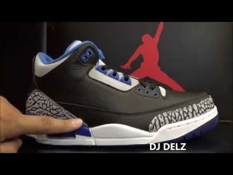 Air Jordan 3 Sport Blue Black Sneaker Review With Dj Delz + On Foot 2014