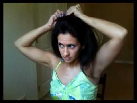 how to dye hair with argan oil