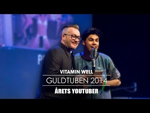 Ã…rets Youtuber | Vitamin Well Guldtuben 2014