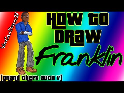 how to draw gta v franklin