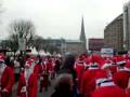 Weihnachtsmann-Lauf Hamburg - Santa Claus running