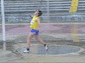 lan�amento do disco/1kg do atleta ant�nio silva, do cdcss pinheiro, no campeonato distrital de iniciados da associa��o de atletismo da guarda, seia 25-05-08