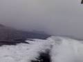 Riding with a fast catamaran from Bremnes Seashore As