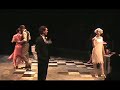 natalie weiss (junior) as queenie, nathan gardner (freshman) as black, and dancers geo seery and lisa rohinsky perform the beginning of 